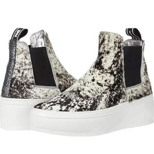 P448 Lucy calf hair Jafra platform sneaker